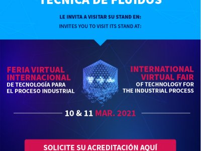 TDF participará en la Feria Online de Expofluidos 2021